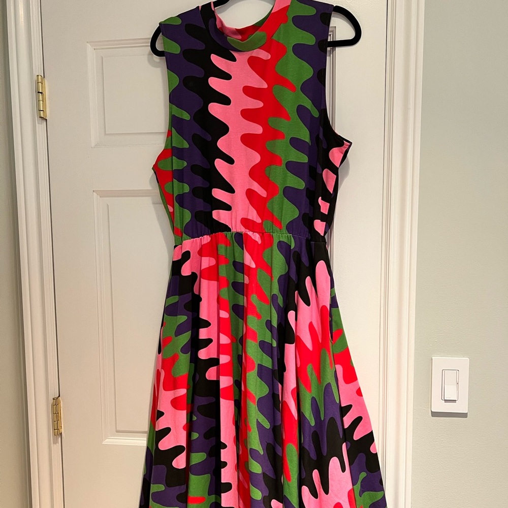 Nooworks Dahlia Dress Static print Size 3X